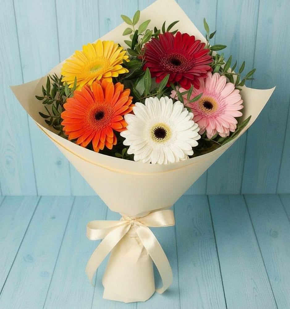 Букет цветов из: Герберы в Усть-Абакане