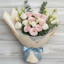 Букет цветов из:  Лизиантусы #REPLACE_PRED# Усть-Абакане