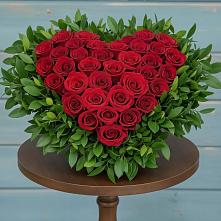 Цветочная композиция из Розы в виде сердца #REPLACE_PRED# Усть-Абакане