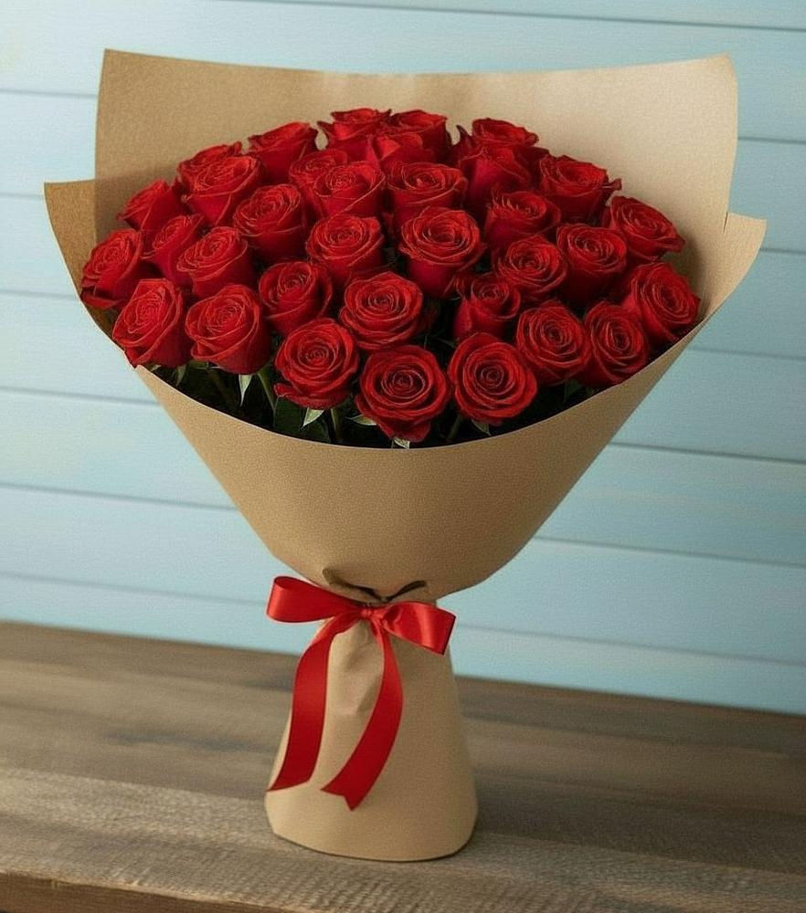 Букет Красные розы Милано в Усть-Абакане