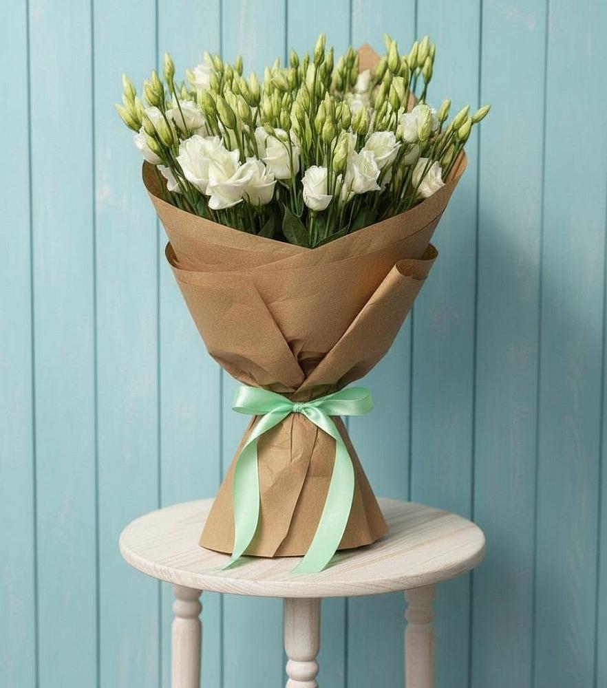 Букет цветов из: Лизиантусы в Усть-Абакане