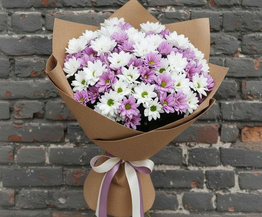 Букет цветов из: Хризантемы в Усть-Абакане