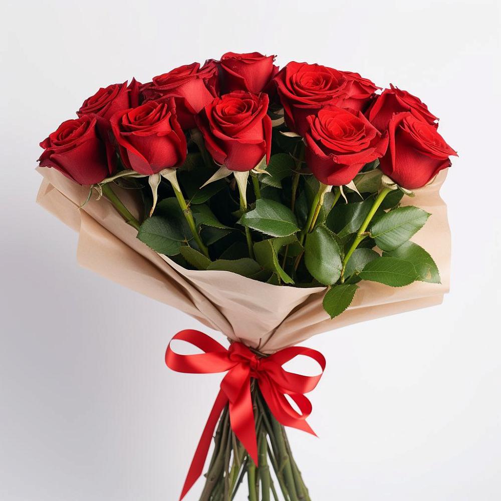 Букет 11 Красных роз Эдлесс Лав в Усть-Абакане