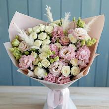 Букет цветов из:  Альстромерии и Розы #REPLACE_PRED# Усть-Абакане